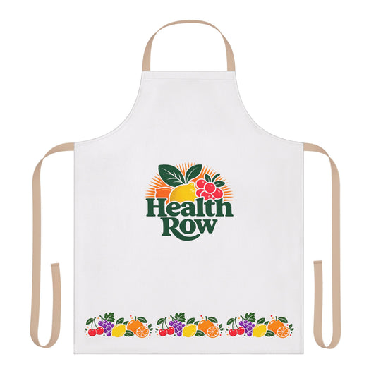 Health Row Fruit Garden Apron — Chef Apron with Colorful Fruit Trim