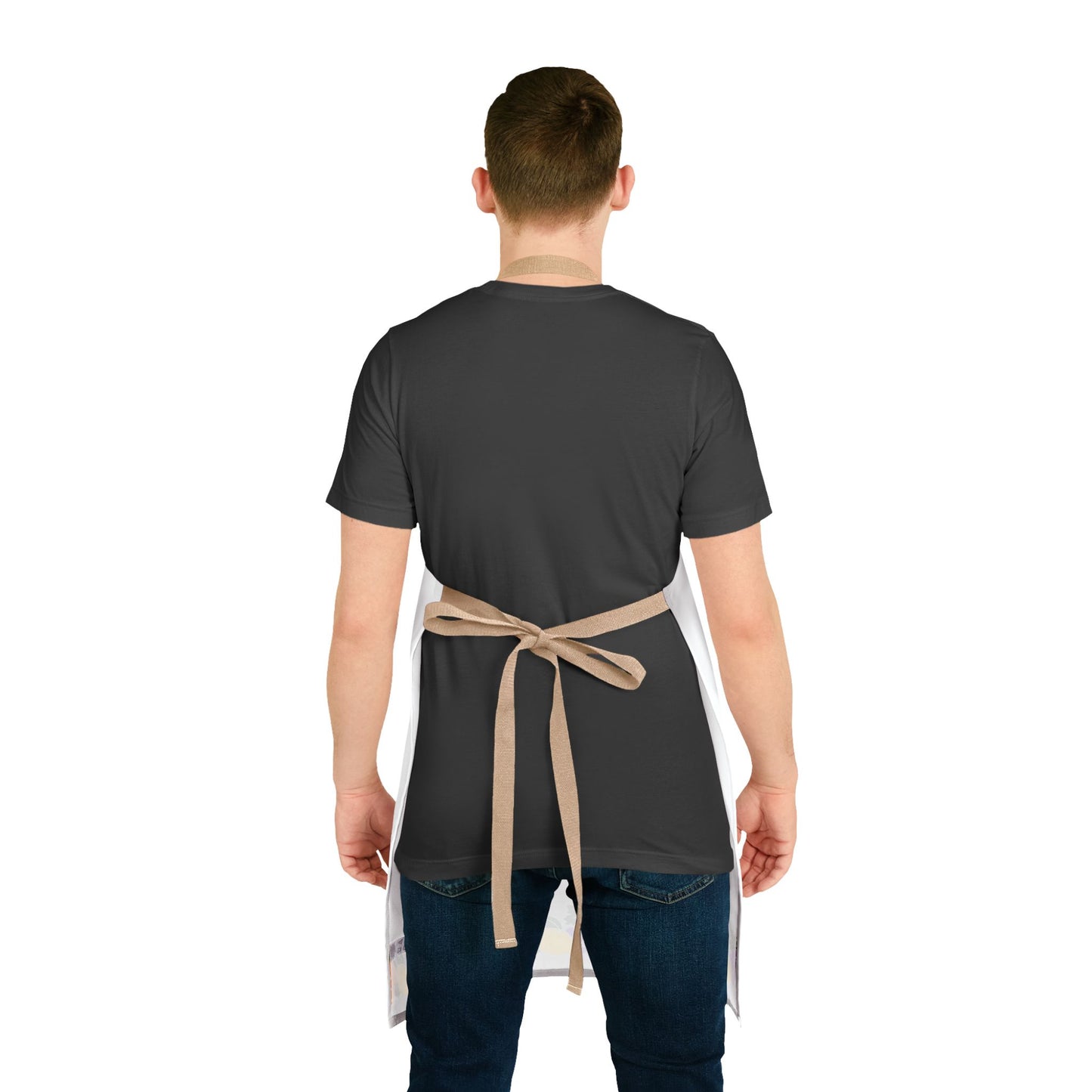 Health Row Fruit Garden Apron — Chef Apron with Colorful Fruit Trim
