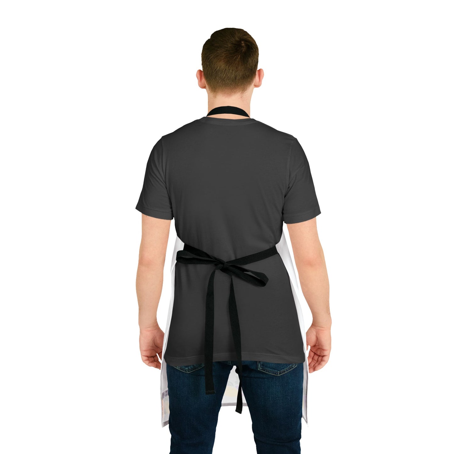 Health Row Fruit Garden Apron — Chef Apron with Colorful Fruit Trim